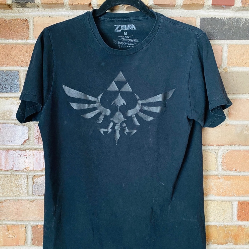 Legend of Zelda Blacked-Out Triforce Shirt